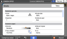 Il·lustració de pantalla del tauler d'operacions
