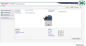 Illustration af webbrowser-skærm