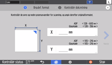Operation panel screen illustration