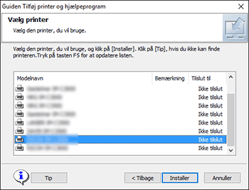 Illustration af driver-installationsprogram