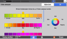 Abbildung Bedienfeld-Display