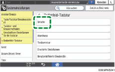 Abbildung Bedienfeld-Display