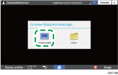 Abbildung Bedienfeld-Display