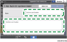 Abbildung Bedienfeld-Display