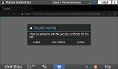 Εικόνα οθόνης πίνακα χειρισμού