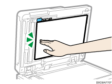 Ilustración del ADF de escaneo dúplex de una pasada