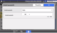 Käyttöpaneelin näyttö