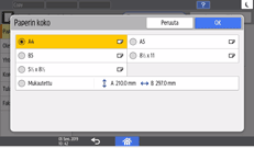 Käyttöpaneelin näyttö