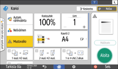 Käyttöpaneelin näyttö