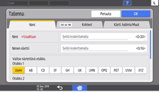 Käyttöpaneelin näyttö