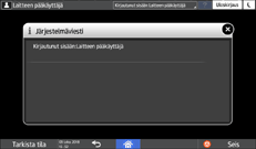 Käyttöpaneelin näyttö