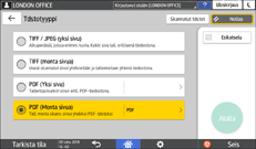 Käyttöpaneelin näyttö