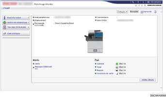 Illustration de l’écran du navigateur Web