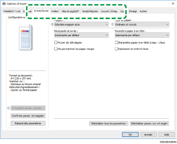 Illustration de l'écran Pilote