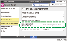 Afbeelding van bedieningspaneel