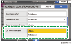 Afbeelding van bedieningspaneel