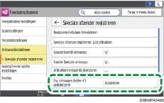 Afbeelding van bedieningspaneel