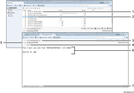 Illustratie computerscherm