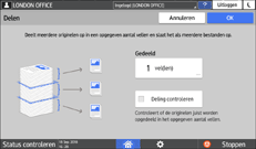 Afbeelding van bedieningspaneel