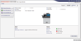 ภาพประกอบหน้าจอเว็บเบราว์เซอร์