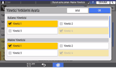 İşletim paneli ekran görseli