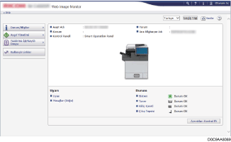 Ağ tarayıcısı ekranı resmi