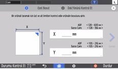 İşletim paneli ekran görseli