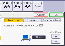 Ilustración de la pantalla del panel de mandos