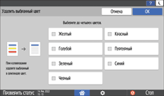 Иллюстрация экрана панели управления