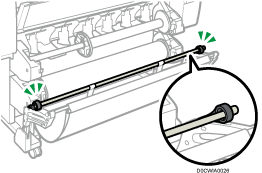 Иллюстрация места подачи бумаги