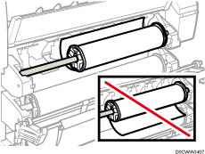 Иллюстрация места подачи бумаги