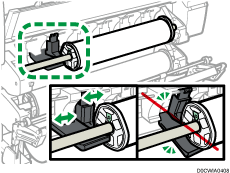 Иллюстрация места подачи бумаги