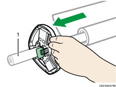Иллюстрация держателя для бумаги