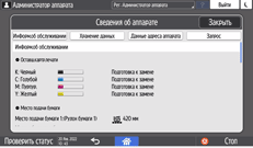 Иллюстрация экрана панели управления