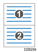 Illustration of combine two pages