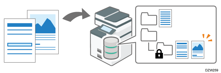 Illustration of document server
