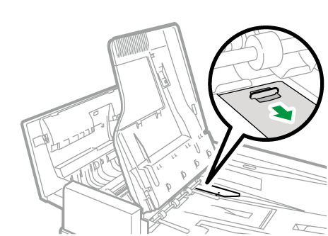 Auto reverse document feeder illustration