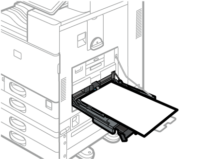 Bypass tray illustration
