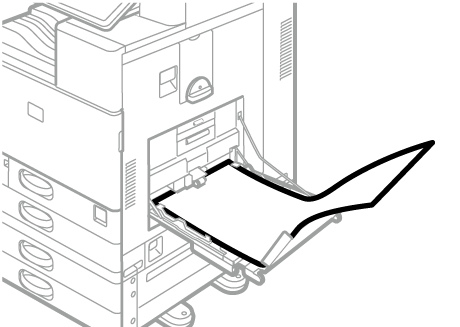 Bypass tray illustration