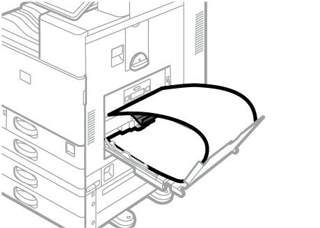 Bypass tray illustration