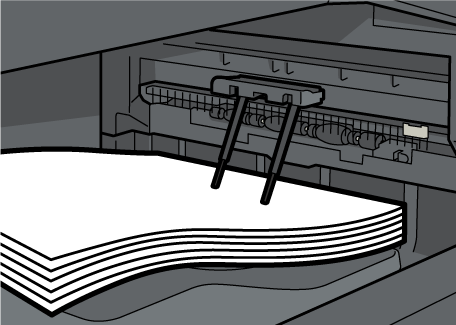 Paper holder illustration