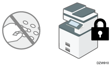 Illustration of user lockout