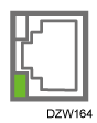 Gigabit Ethernet port illustration 