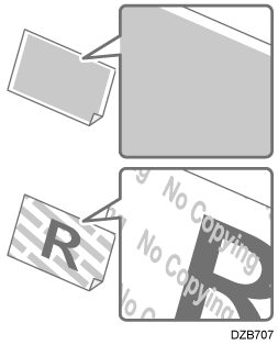 Copy preveting image illustration