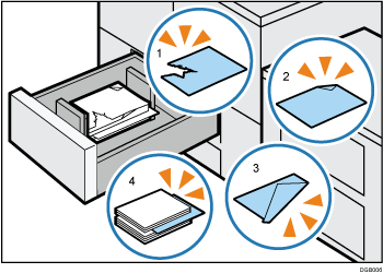 装入纸张带编号插图