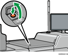 Main power switch illustration
