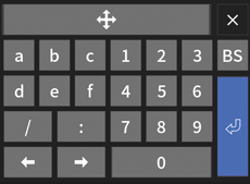 Keypad illustration