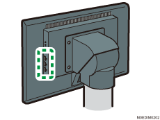 Operation panel screen illustration