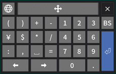 numeric keypad illustration
