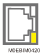 Gigabit Ethernet port illustration